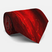 Cravate Rouge Profond (Roulé)