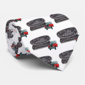 Cravate Rouge Rover d'armes à feu et de vagabonds (Roulé)