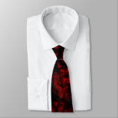 Cravate Rouge sang (Attaché)