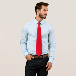 Cravate Rouge simple solide