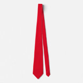 Cravate Rouge simple solide (Devant)