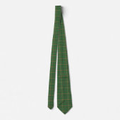 Cravate Rouge Vert Plaid Tartan Buffalo Plaid Noël (Dos)