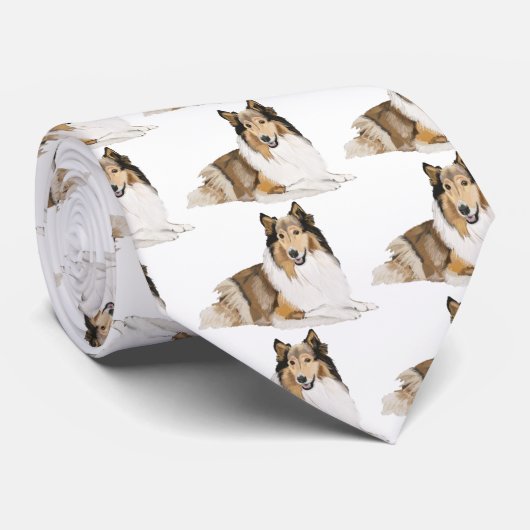 Cravate Rough Collie (Roulé)