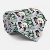 Cravate Rough Collie Cadeaux de Noël (Roulé)