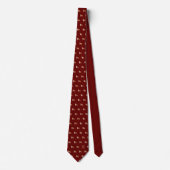 Cravate Rough Collie Chiens Motif Monogrammé (Devant)