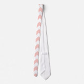 Cravate Rougissent Chevron rose (Dos)