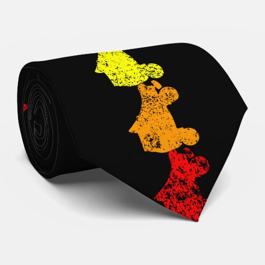 Cravate roulette arc-en-ciel (Roulé)