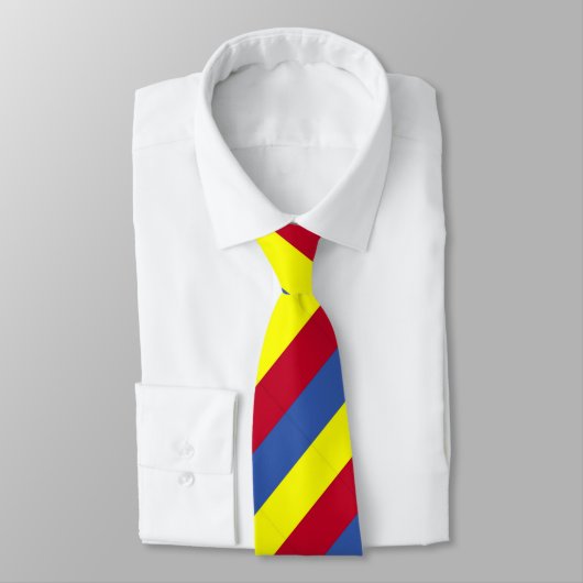 Cravate roumaine de drapeau (Attaché)