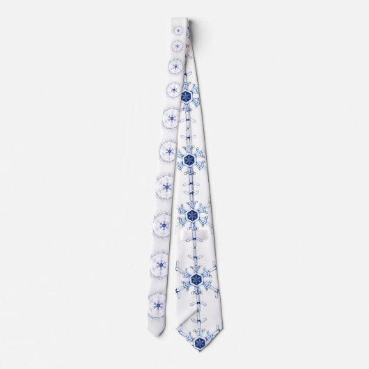 Cravate Round snowflake (Dos)