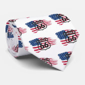 Cravate Route 66 de l'Amérique (Roulé)