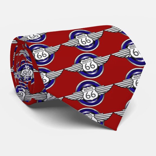 Cravate route 66 Tie - SRF (Roulé)