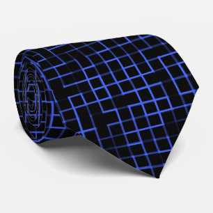 Cravate Royal Blue - Cool Décontracté irrégulier Motif