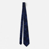 Cravate Royal Blue - Cool Décontracté irrégulier Motif (Dos)