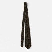 Cravate Royal Gold Art Déco Great Gatsby 20s Monogramme (Dos)