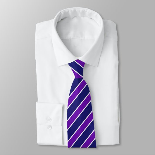 Cravate Royal Purple Midnight Blue Soirée (Attaché)