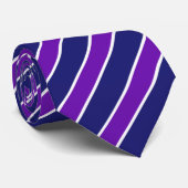 Cravate Royal Purple Midnight Blue Soirée (Roulé)