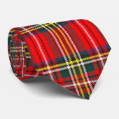 Cravate Royal Stewart Clan Tartan Plaid (Roulé)