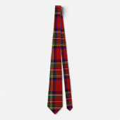 Cravate Royal Stewart Tartan Plaid Scottish Motif (Devant)