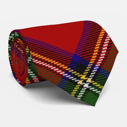 Cravate Royal Stewart Tartan Plaid Scottish Motif (Roulé)