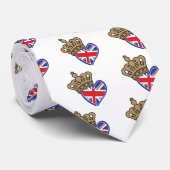 Cravate Royal UK Love (Roulé)