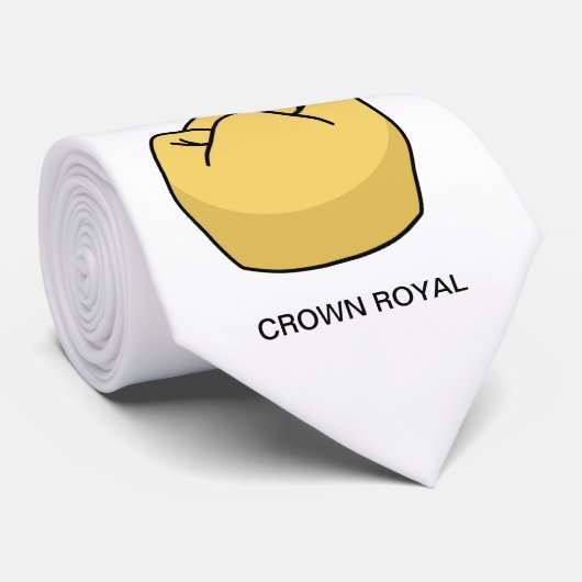 Cravate royale de "couronne" (Roulé)