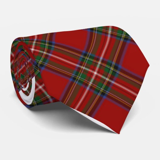 Cravate royale de tartan de Stewart (Roulé)