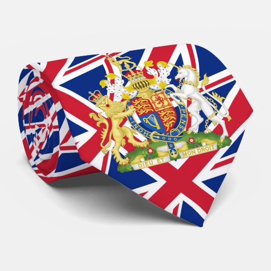 Cravate Royaume-Uni Cravates, mode British Flag (Roulé)