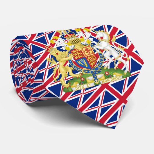 Cravate Royaume-Uni Cravates, mode British Flag (Roulé)