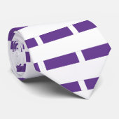 Cravate Ruban de coeur pourpre (Roulé)