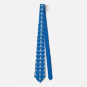 Cravate Ruban de conscience de cancer de la prostate avec (Devant)