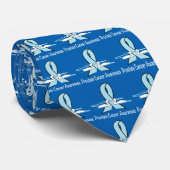 Cravate Ruban de conscience de cancer de la prostate avec (Roulé)