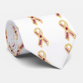 Cravate Ruban de conscience de SMA (Roulé)