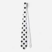 Cravate Ruban de fleurs noires par Kenneth Yoncich (Devant)