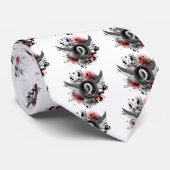 Cravate Ruban de perle et mèsothéliome d'ailes (Roulé)