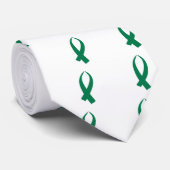 Cravate Ruban de sensibilisation (vert) (Roulé)