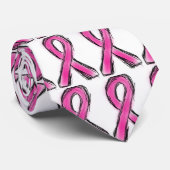 Cravate Ruban rose (Roulé)