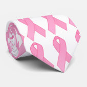 Cravate Ruban rose (Roulé)