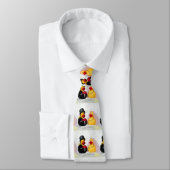 CRAVATE "RUBBER DUCKY BRIDE AND GROOM" JOURNÉE DU MARIAGE  (Attaché)