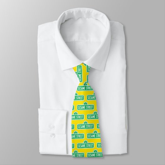 Cravate Rue Sésame | Logo vert (Attaché)