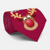 Cravate Rugolph le renne (Roulé)