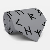 Cravate Runes Futhark anciens (Roulé)