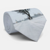 Cravate Rural winter road (Roulé)