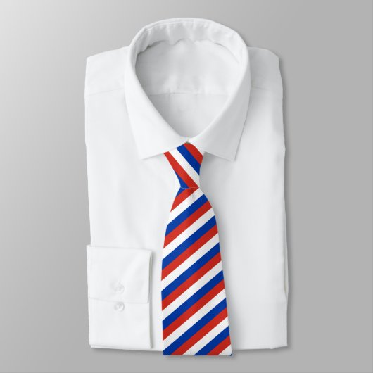 Cravate Russie Stripes Cravate, affaires Russe Drapeau mod (Attaché)