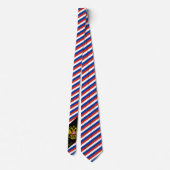 Cravate Russie Stripes Cravate, affaires Russe Drapeau mod (Dos)