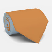 Cravate Rust Orange bleu clair gris gris gris (Roulé)