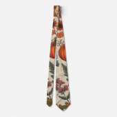 Cravate Rustic Automne Floral Citrouille-Automne Harvest (Dos)