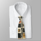 Cravate Rustic Mudcloth Geometric Pattern (2) (Attaché)