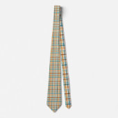 Cravate Rustic Plaid Pattern Necktie Tie (Devant)