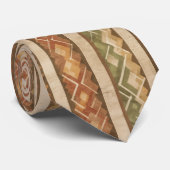 Cravate Rustic Southwestern Stripe Pattern (7) (Roulé)