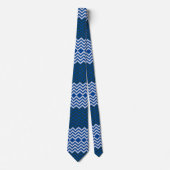 Cravate Rustique Monogramme Chic Groovy (Devant)